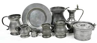 22 Pieces Assorted Pewter