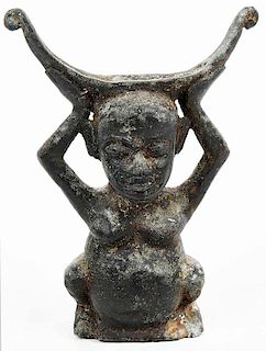 African Figural Neck Rest