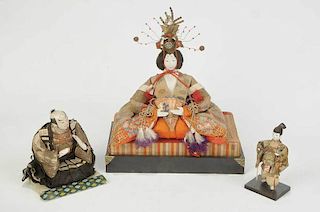 Three Japanese Hina Dolls