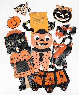 70 Pieces Halloween and Related Paper Ephemera