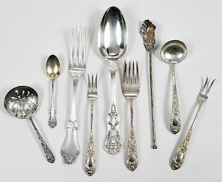 Assorted Sterling Flatware, 35 pieces