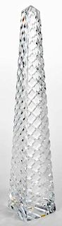 Tiffany & Co. Cut Glass Obelisk
