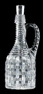 Cut Glass J. Hoare Whiskey Decanter