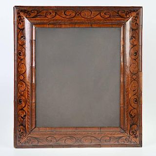 William & Mary seaweed marquetry mirror