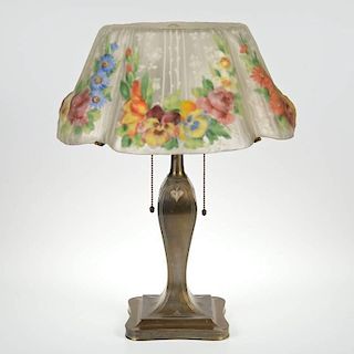Pairpoint Devonshire puffy shade lamp