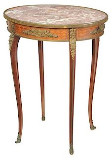 Louis XV Style Ormolu-Mounted Side Table