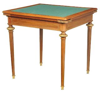 Louis XVI Style Bronze-Mounted Games Table