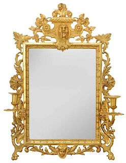 Aesthetic Movement Gilt Bronze Dressing Mirror