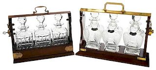 Two Tantalus Decanter Sets