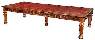 Monumental William IV Style Conference Table