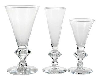Steuben Glass Stemware Set of Twelve