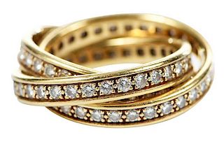 Cartier 18kt. Diamond Ring