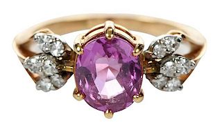 Jabel 18kt. Sapphire & Diamond Ring