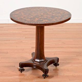 William IV specimen wood side table