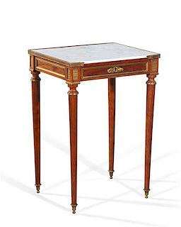A Directoire  mahogany occasional table 