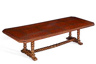 A Spanish Baroque style r library table