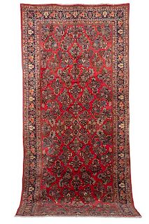 A Sarouk long carpet
Northwest Persia