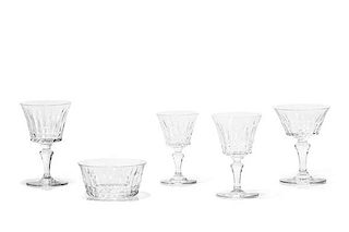 A suite of Baccarat Cote d'Azur glass tableware 