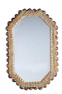 An Anthony Redmile shell mirror