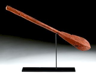 Rare / Large Egyptian Wood Rudder from Funerary Boat
