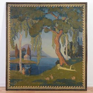 Arthur Conant (1889-1966, American), painting