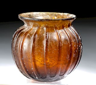 Stunning Roman / Byzantine Glass Jar