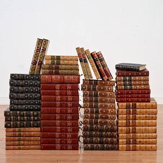 Books: (64) volumes of British literature