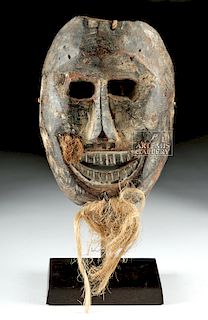 19th C. Nepalese Painted Wood Festival Mask