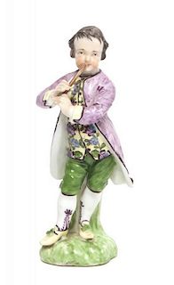 A German Porcelain Figure, Height 4 5/8 inches.
