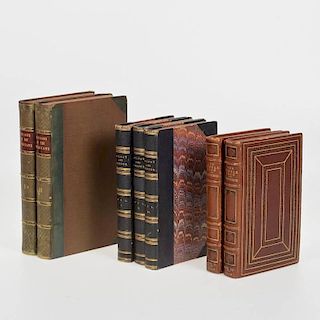 Books: (7) volumes of American literature