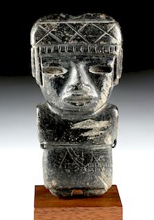 Teotihuacan Greenstone Anthropomorphic Statuette