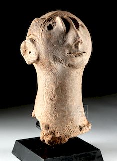 Large African Bura Asinda Sikka Pottery Head