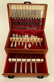 49 PC. WHITING STERLING FLATWARE 27.60 TR OZ