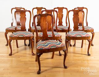 Set of eight Fallon & Hellen dining chairs