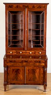 Empire mahogany secretary desk