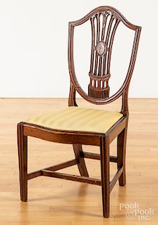 Pair of Philadelphia Federal dining chairs