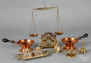Miscellaneous brass and copper