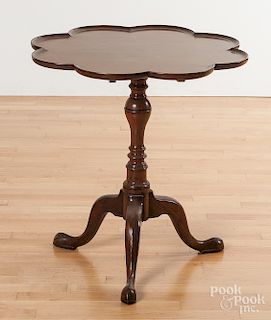 Chippendale style mahogany tea table