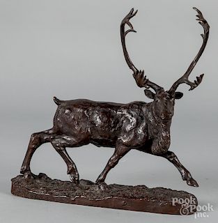 A. J. Richardson, bronze caribou