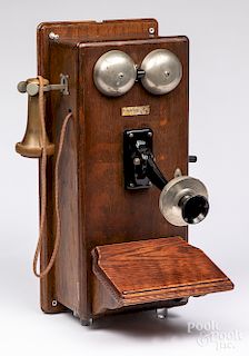 Antique Northern Electric telephone.