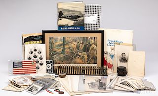 Collection of military related items