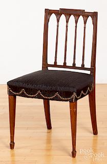 Federal mahogany dining chair