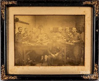 Early photograph of medical students