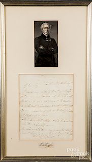 Duke of Wellington hand written and signed letter