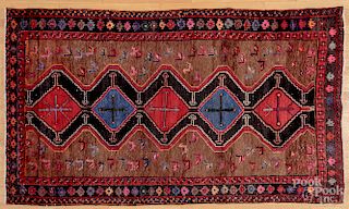 Semi antique Shiraz carpet