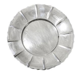 An American Silver Plate, Worden-Munnis Co., Diameter 10 1/2 inches.