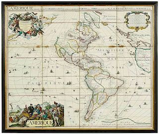 Jean Covens Map L'Amerique