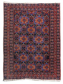 An Afshari Wool Rug, Height 5 feet x 3 feet 10 1/2 inches.