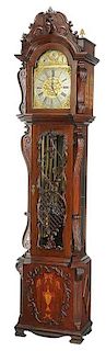 Aesthetic Movement Chiming Tall Case Clock