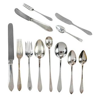 Tiffany Faneuil Sterling Flatware, 126 Pieces